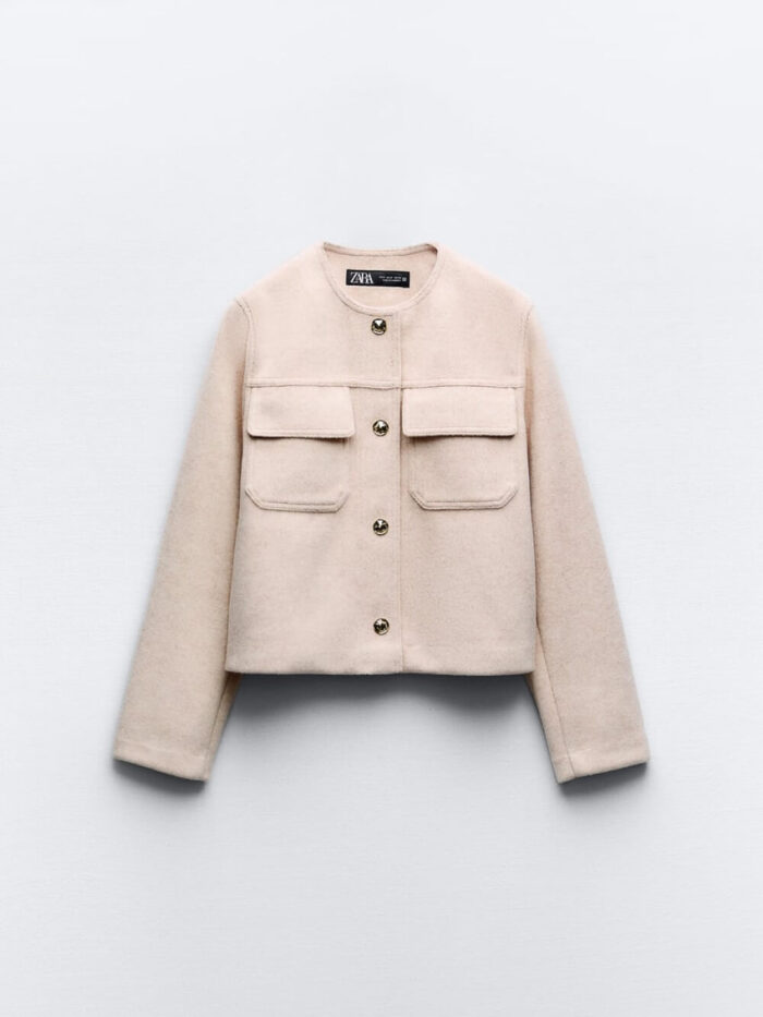 Zip Back Tube Denim Top